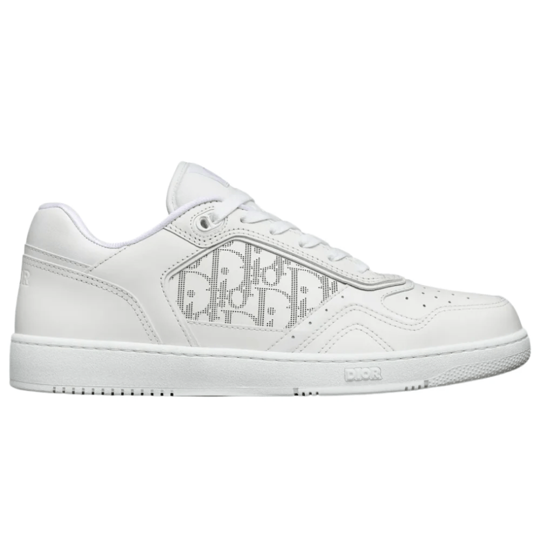 Side view of Dior B27 Low Oblique White sneaker Dubai