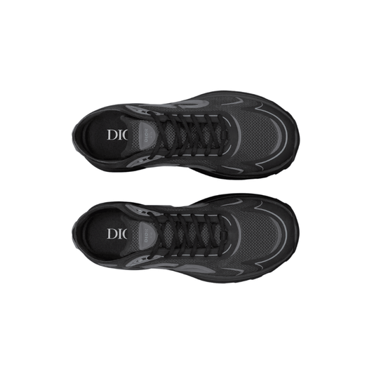 Dior B30 Countdown Tech Sneaker "Black Semi" on feet Dubai