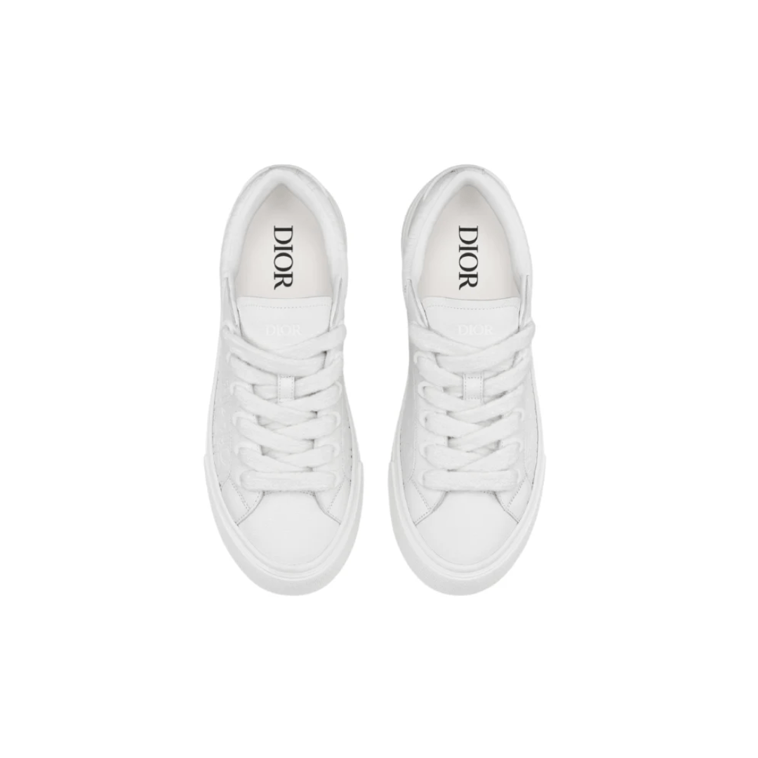 Side view of Dior B33 White Sneakers in Dubai UAE