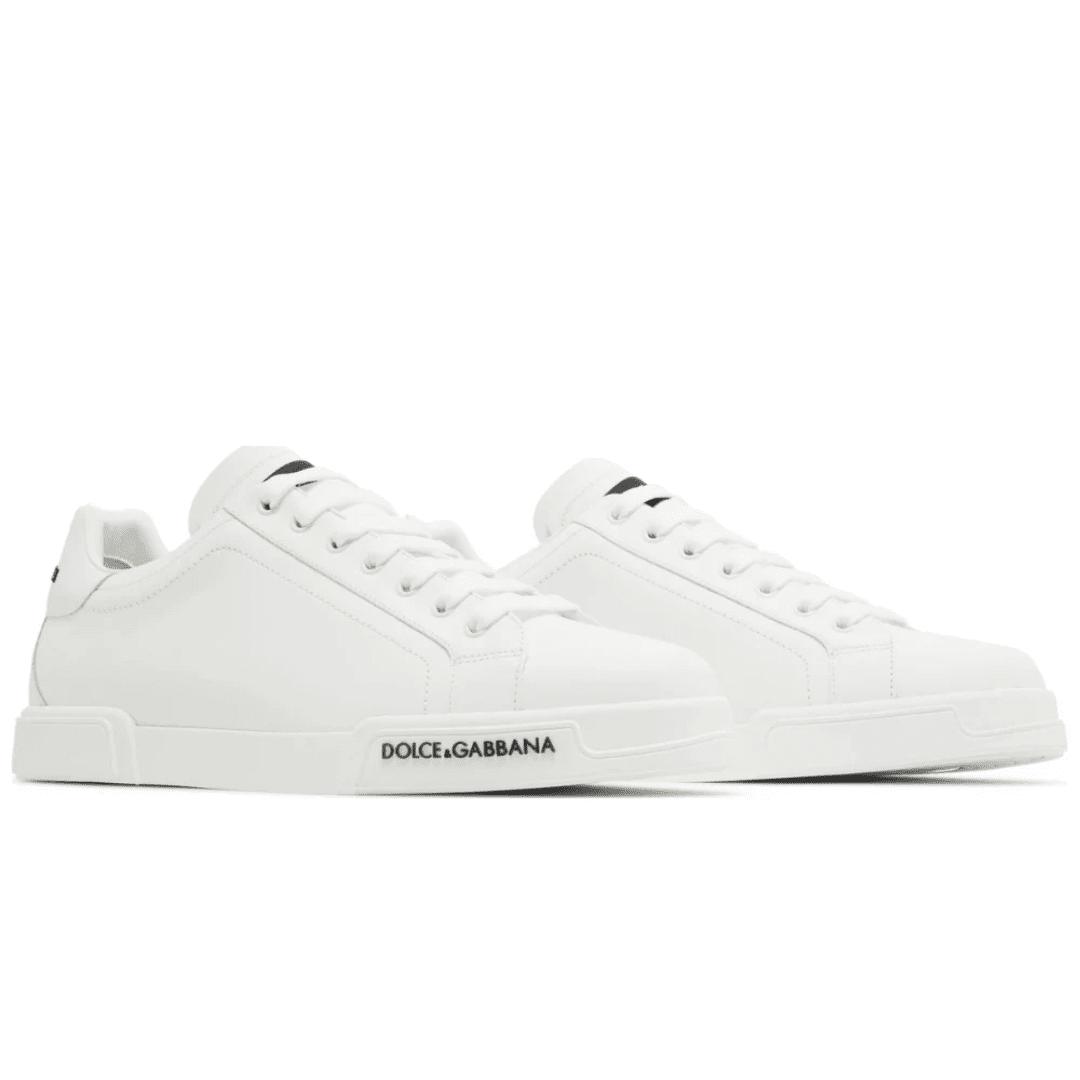 Dolce & Gabbana Portofino White on feet Dubai