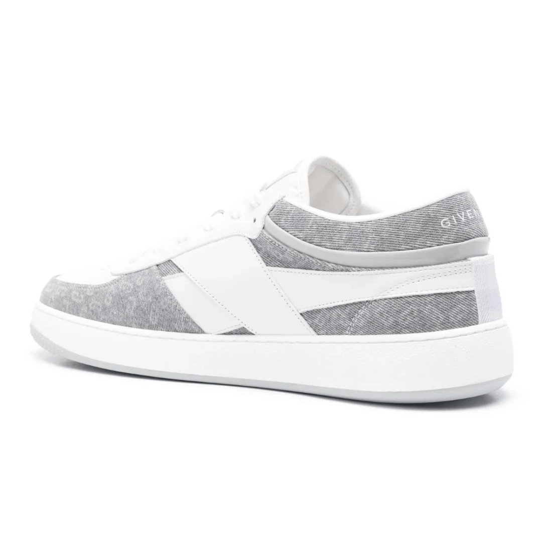 Side profile of Givenchy G Move Sneakers in white grey color UAE