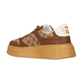 Beige and brown Gucci GG Canvas Sneakers for Dubai fashion