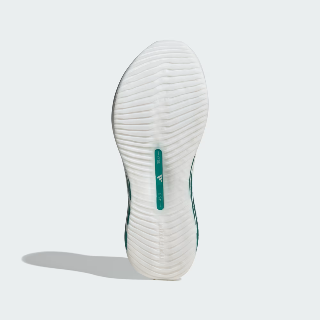Heel comfort pods on adidas Hyperboost Edge Green shoes