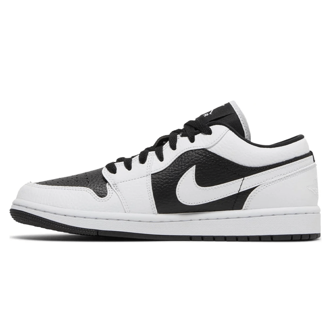 Back heel featuring Wings logo on Air Jordan 1 Low SE Homage.