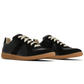 Maison Margiela black leather gum sole sneakers UAE