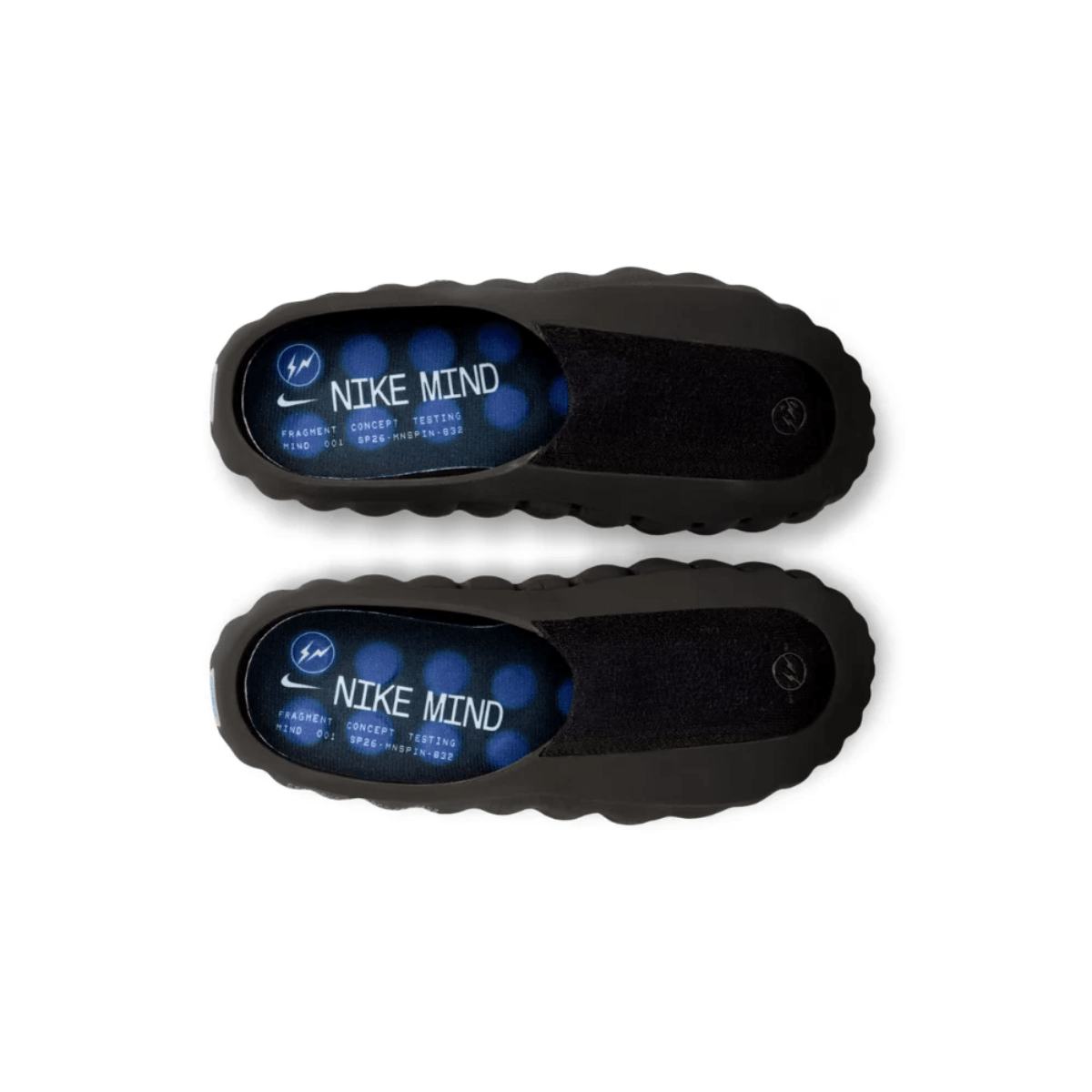 Fragment Design x Nike Mind 001 Black top view