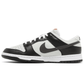 Side View of Nike Dunk Low Black Total Orange
