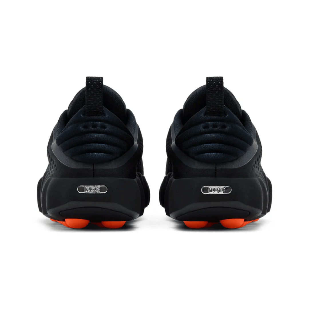 Nike Mind 002 'Black Hyper Crimson' heel view