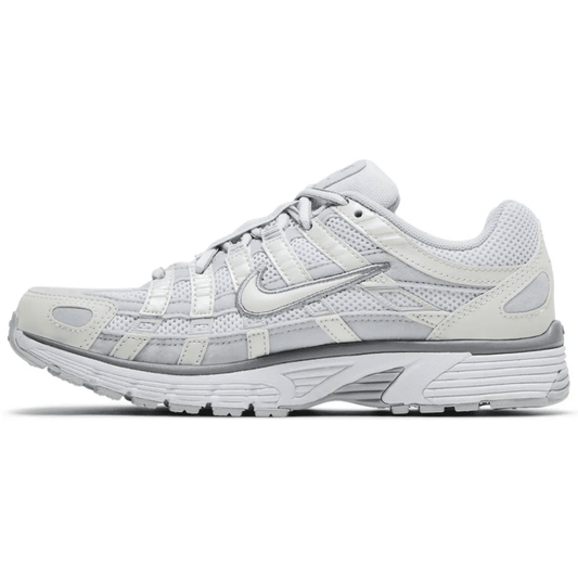 Nike P-6000 Metallic Summit White on feet Dubai