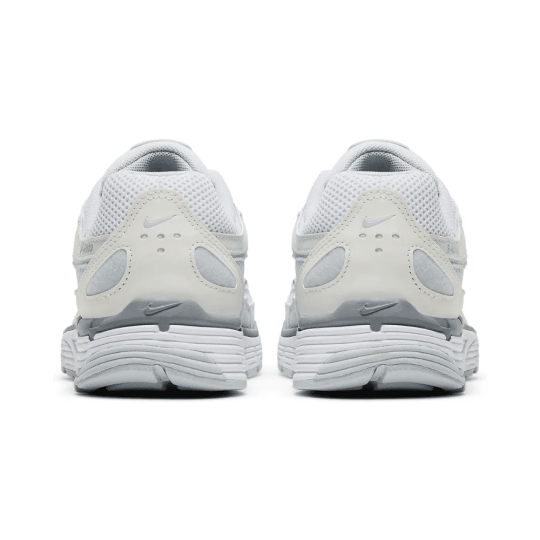 Nike P-6000 Metallic Summit White heel view