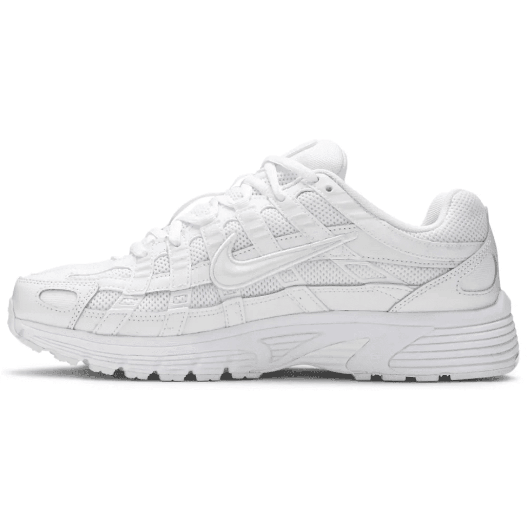 Nike P-6000 Triple White on feet Dubai