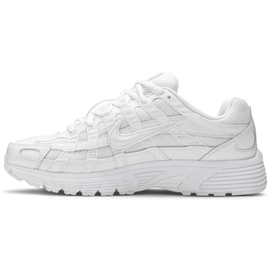 Nike P-6000 Triple White on feet Dubai