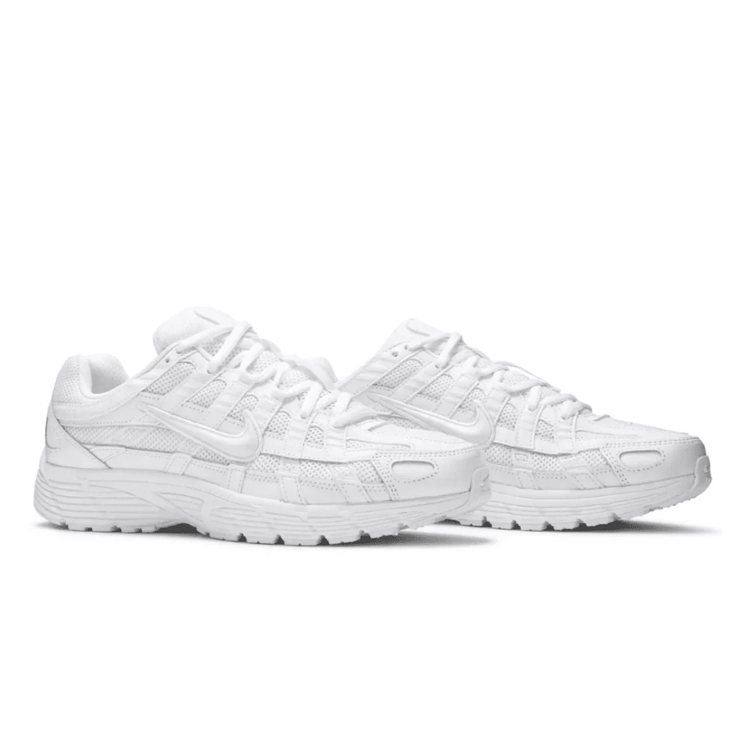 Nike P-6000 Triple White upper detail