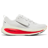 Side profile of Nike Vomero 18 Platinum Tint Siren Red running shoe Dubai UAE