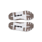 CloudTec cushioning close-up on On Cloud 6 Fog White