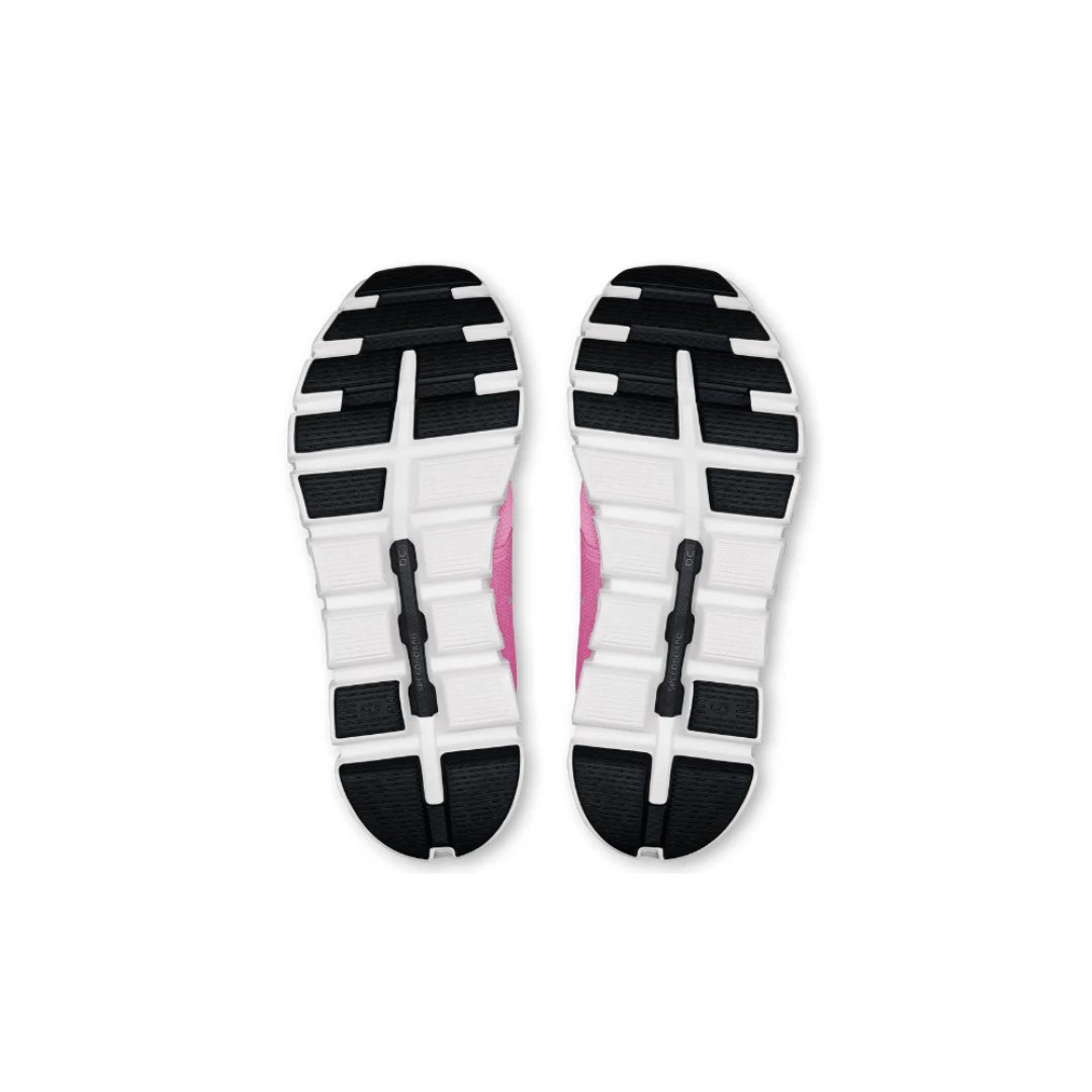 Close-up of On Cloud 6 Raspberry White CloudTec cushioning in UAE