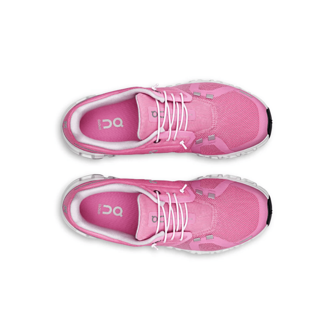 On Cloud 6 ‘Raspberry White’ worn for casual walk in Dubai UAE
