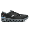 Front view of On Cloud X 4 Black Chambray running shoes in Dubai