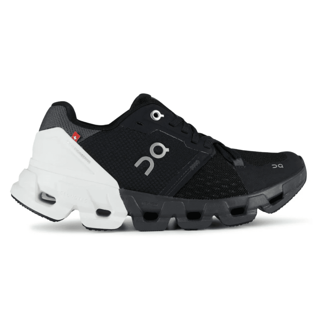 On Cloudflyer 4 Black White side profile