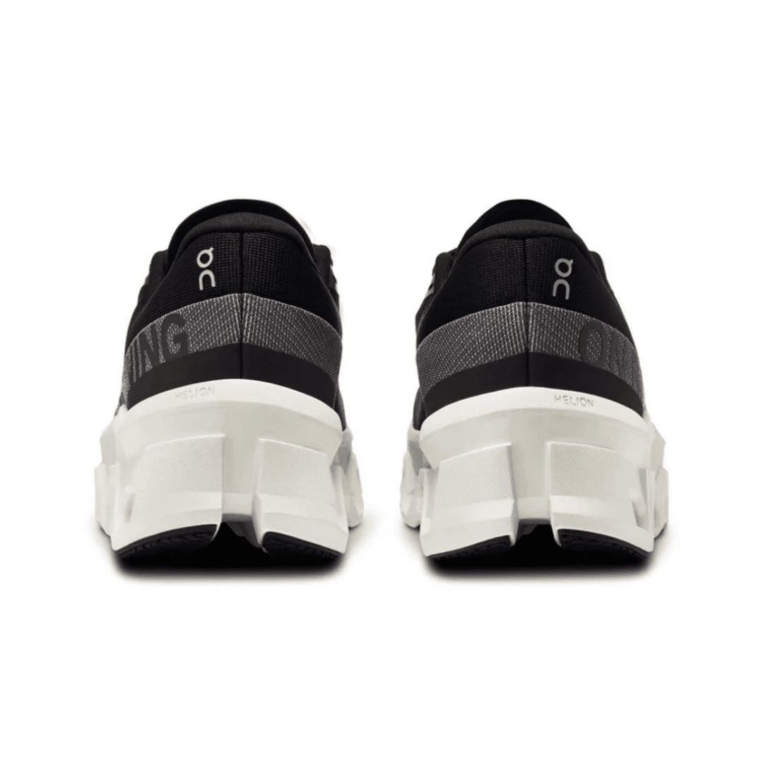 On Running Cloudmonster 2 Black Frost heel view