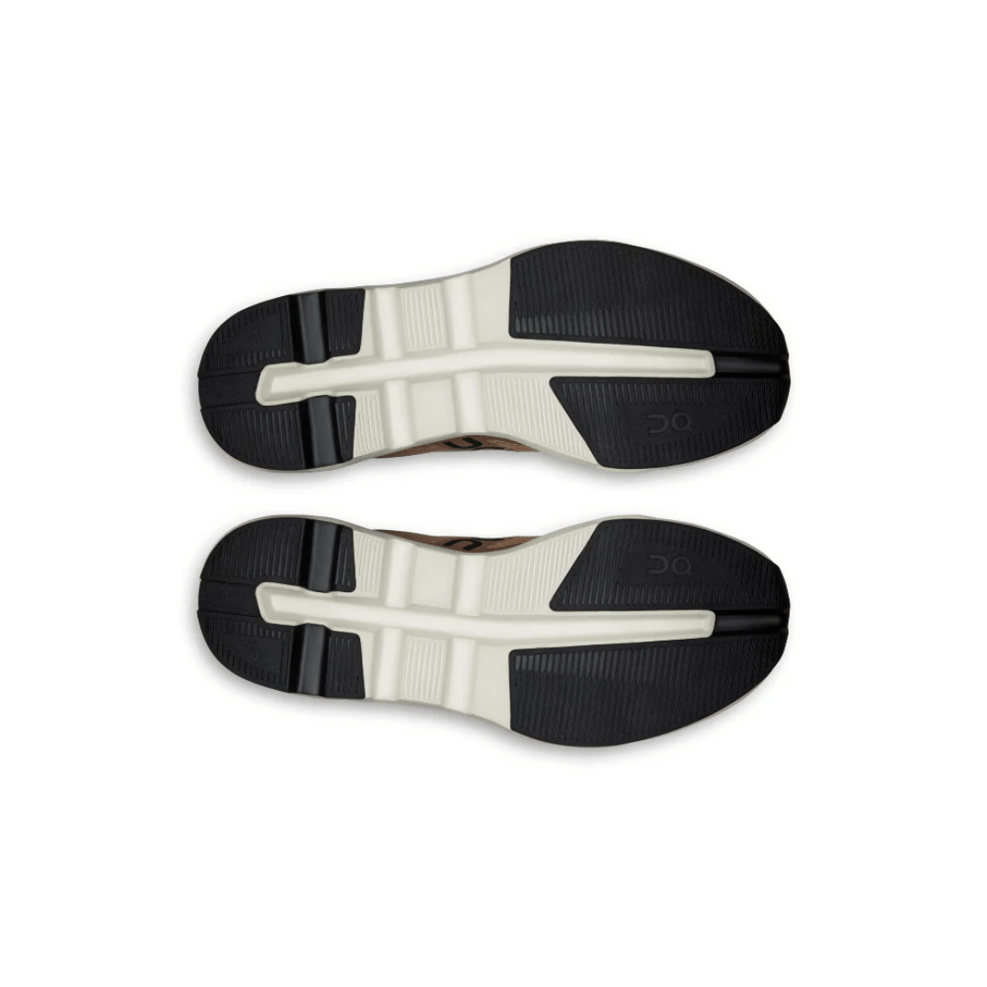 Stylish On Cloudzone Rosebrown Black shoes worn in Dubai streets