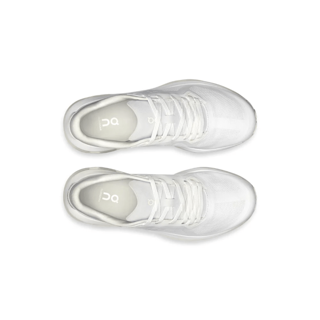 Stylish On Cloudzone Triple White sneakers lifestyle photo Dubai