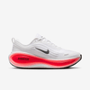 Nike Vomero Plus White | Bright Crimson side profile