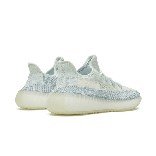 Side profile of Yeezy Boost 350 V2 Cloud White sneaker in Dubai UAE