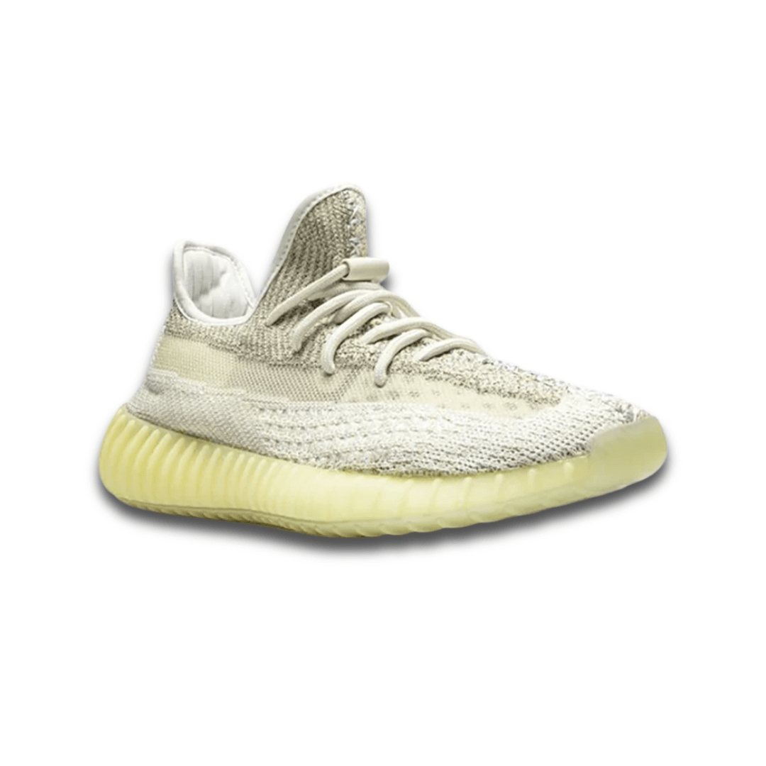 Lifestyle photo of Yeezy Boost Natural worn in Dubai