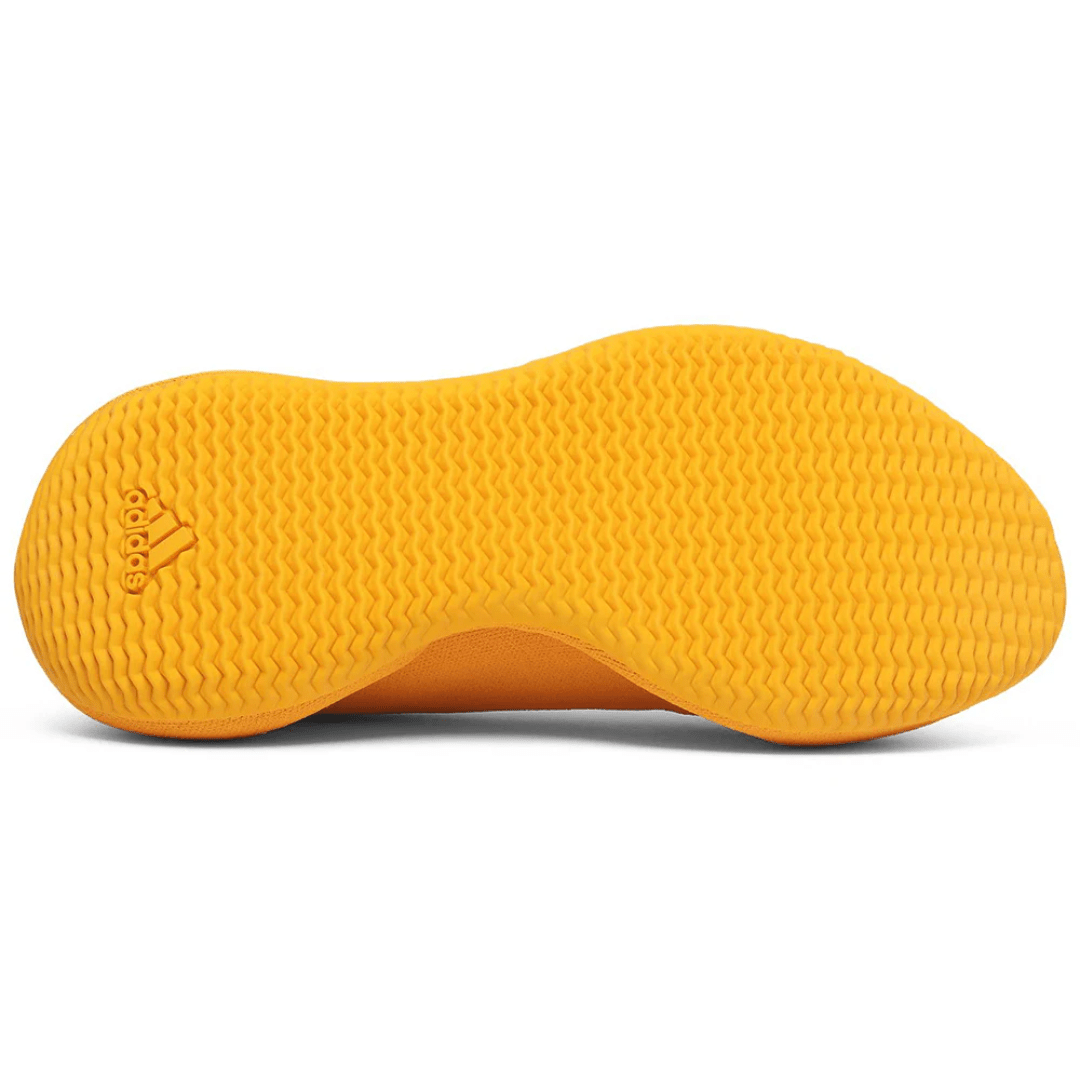 Yeezy Knit Runner Sulfur display in Dubai sneaker store