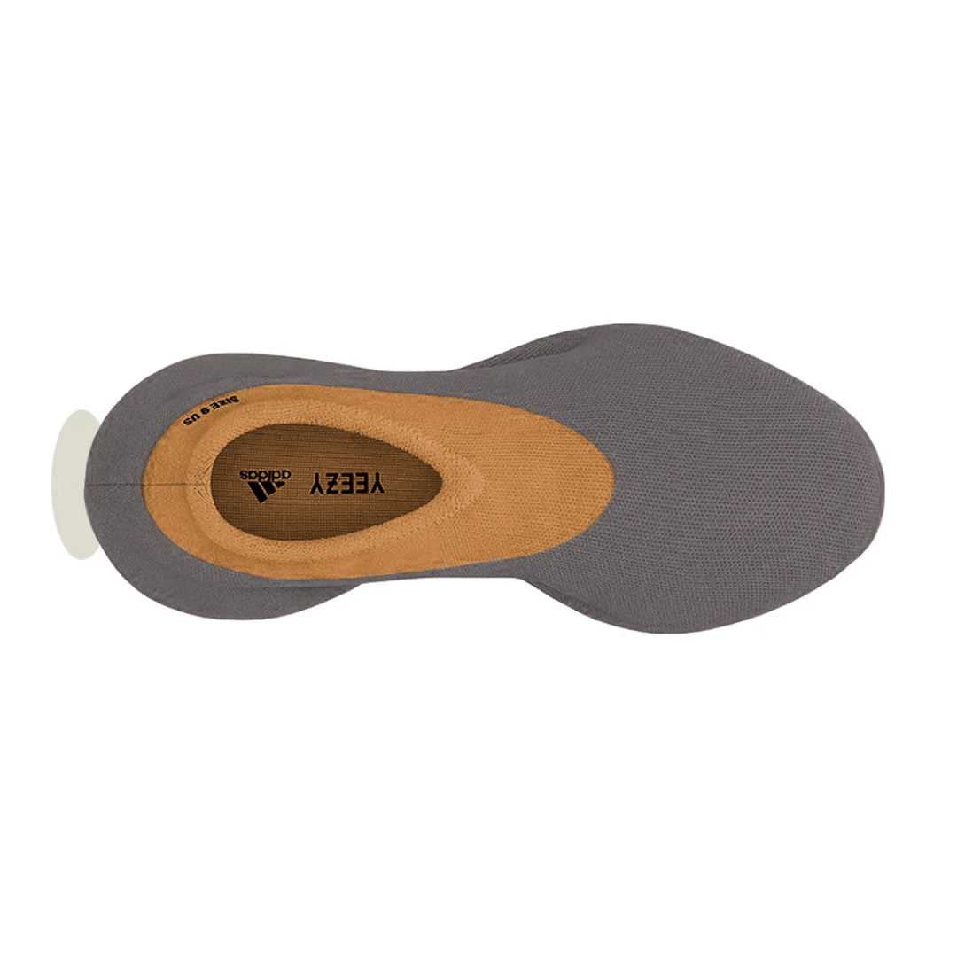 Close-up of Yeezy Knit Runner Stone Carbon knit texture UAE